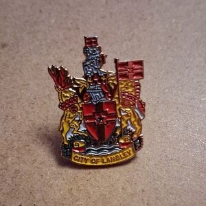 City of Langley Enamel Lapel Pin